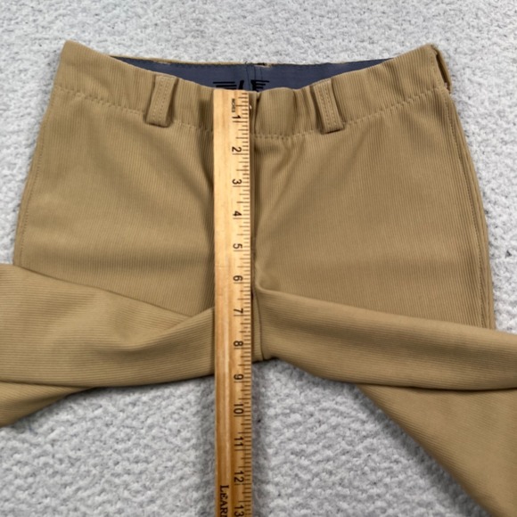 Tuffrider Equestrian Breeches Womens 26 Ribbed Knee Patch Western Riding Tan - Picture 5 of 9